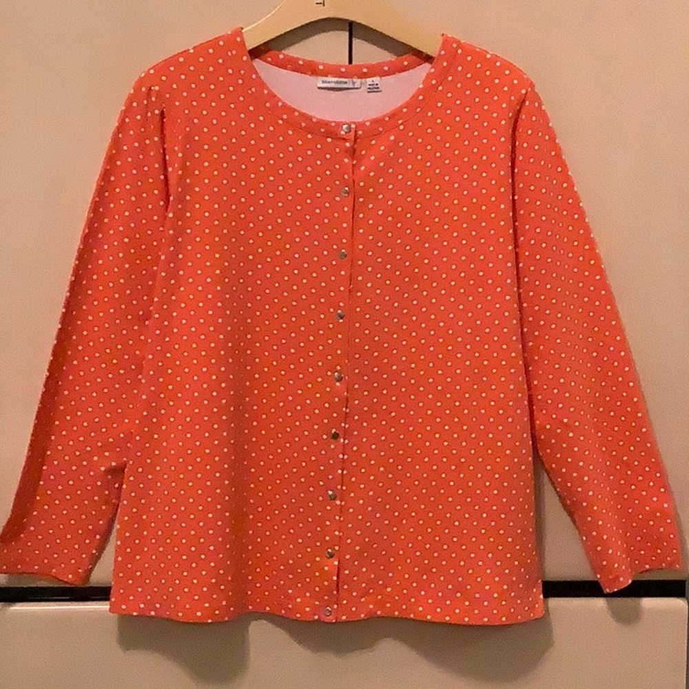 Susan Graver snap cardigan